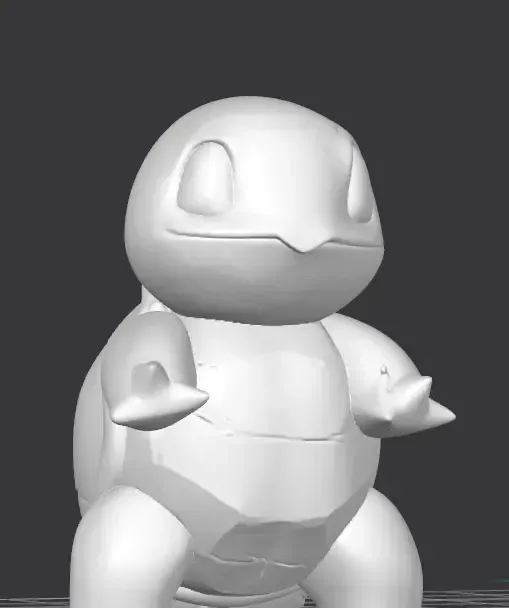 Cute Squirtle Chibi Keychain & Desk Figurine — Фото 3 из 5