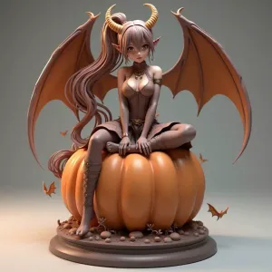 Pumpkin Sorcery 🎃 Aeloria the Pumpkin Siren - contest