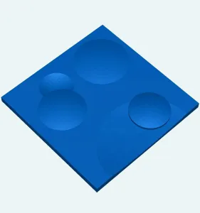 MATRIZ PARA MOLDE DE PLACA DE GESSO / CIMENTO