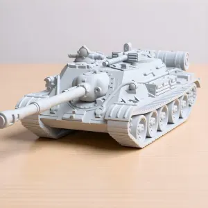 SU-122 War Vehicle Miniature