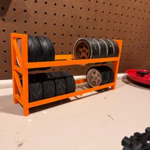 1:10 RC Car Tire Rack