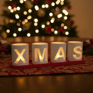 LED tealight candle holder XMAS -MOKA Design