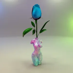 Spiral Pattern Body Flower Pot