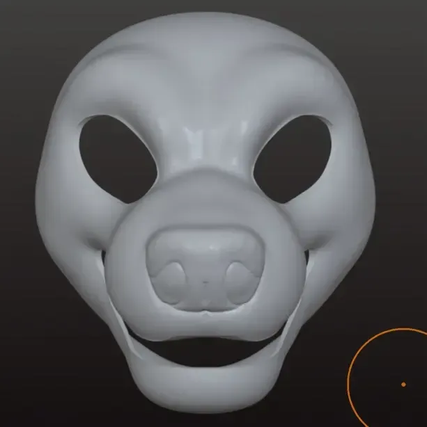 Thylacine Tasmanian Tiger Fursuit Head Base
