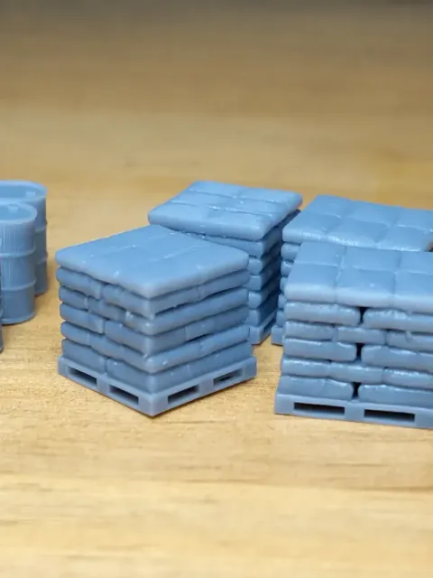 H0 Pallets with Bags for Model Railway Layouts — Фото 4 из 7
