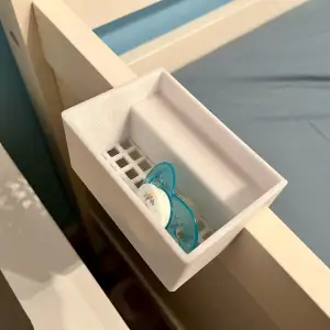 Pacifier box for child's or baby's bed (or other)