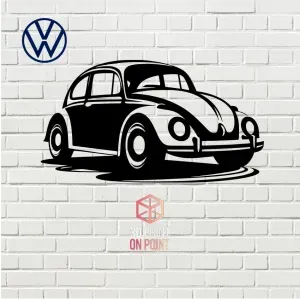 VOLKSWAGEN COCCINELLE VINTAGE - 2D WALL ART #2