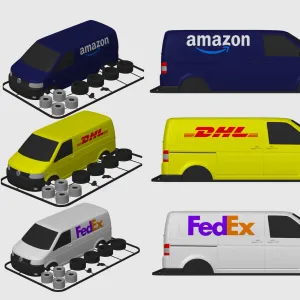 VW T5 Parcel Service Transporter Kit Card (AMS)