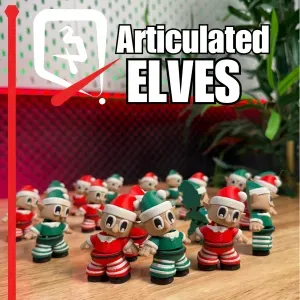 Articulated Elves — Santa's Hardest Working Print Crew