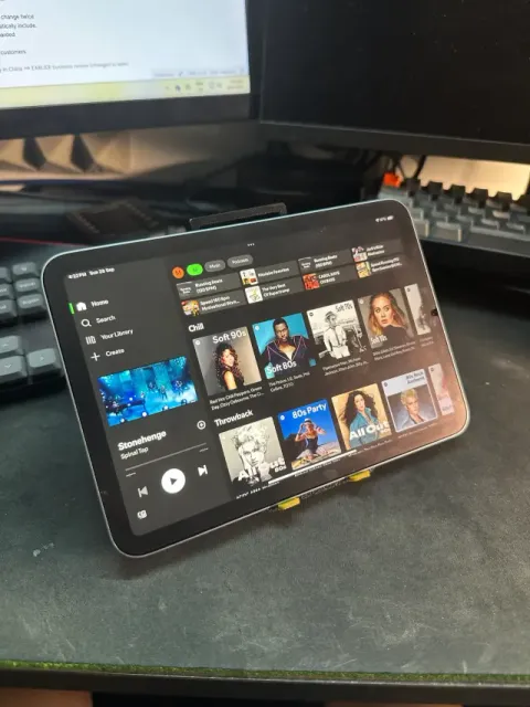 Universal phone and tablet holder stand 10-85 degrees — Фото 4 из 8