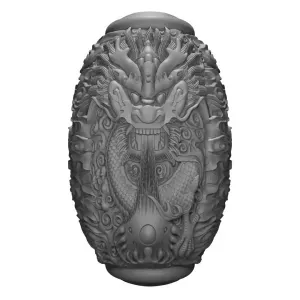 EXCLUSIVE ANCIENT SHANLONG DRAGON EGG DETAIL ORIENTED