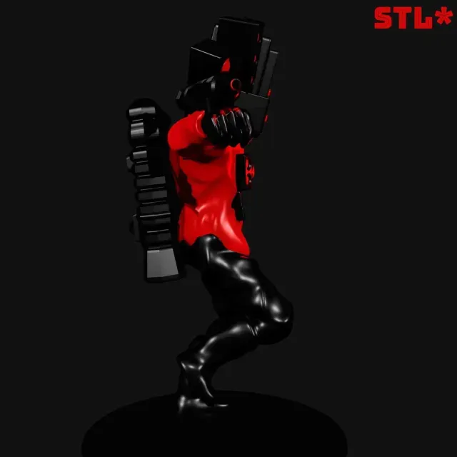 UPGRADED TITAN SPEAKERMAN FROM SKIBIDI TOILET | 3D FAN ART — Фото 4 из 9
