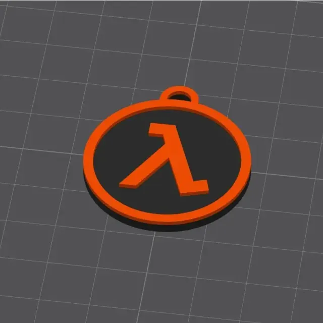 Half life Lambda keychain