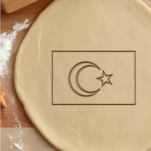 Türkiye Flag Cookie Cutter, Biscuit Cutter