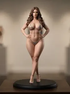 Elegant Female Sculpture v6
