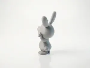 Chibi Bunny Figurine Cute Character 3D Printable