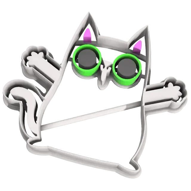 SUPER SIMPLE SONGS CAT COOKIE CUTTER ,PLAYDOUGH CUTTER — Фото 2 из 6
