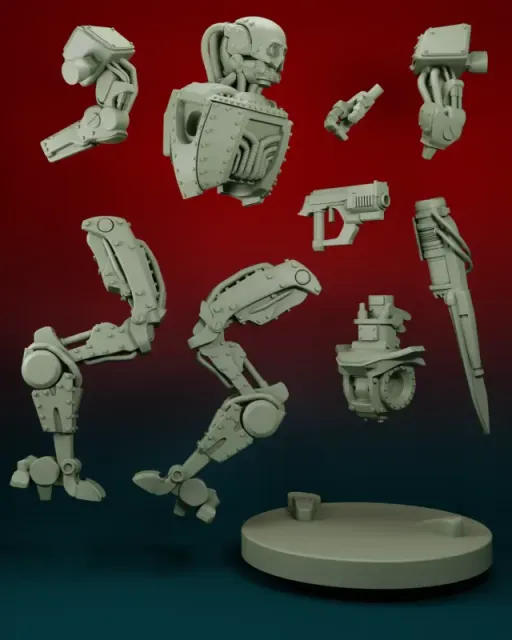 AUTOMATON COMMANDER | HELLDIVER 2 | 3D PRINTABLE FIGURINE — Фото 3 из 9