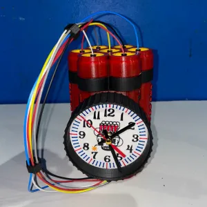Dynamite storage Clock - supports free