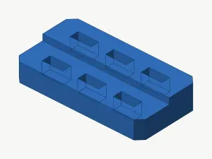 DriveDock: Six-Bay USB Flash Drive Desk Stand