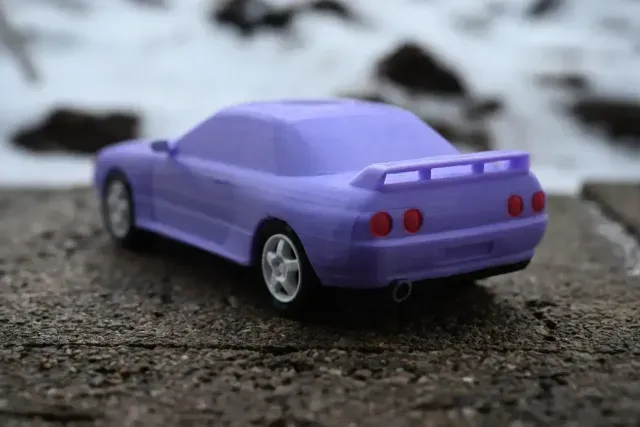 Nissan Skyline GTR R32 Kit Card (1:24 scale) — Фото 3 из 9