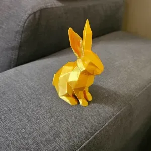 Gold Easter bunny rabbit - Easter decoration
