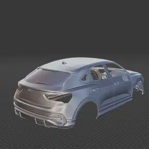 2020 Audi Q3 Sportback Body STL