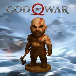 Kratos God of War Chibi