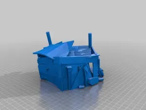 Ork scrap shanty buildings - terrain - lp