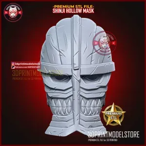 Shinji Hollow Mask - Ichigo Bleach Mask - Anime Cosplay