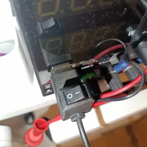 USB-A male case cover with button (USB-A on soldering board)