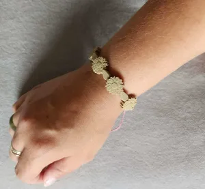 sunflower beads jewellery bracelet