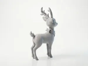 Cute Deer Figurine Chibi Animal 3D Printable