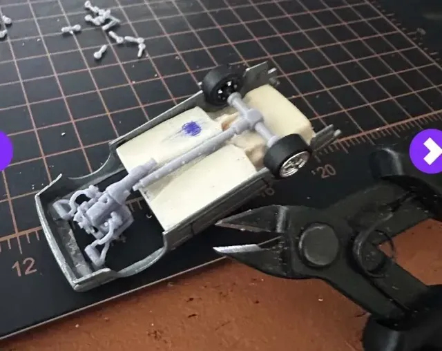 Hotwheels solid rear axle/diff pack