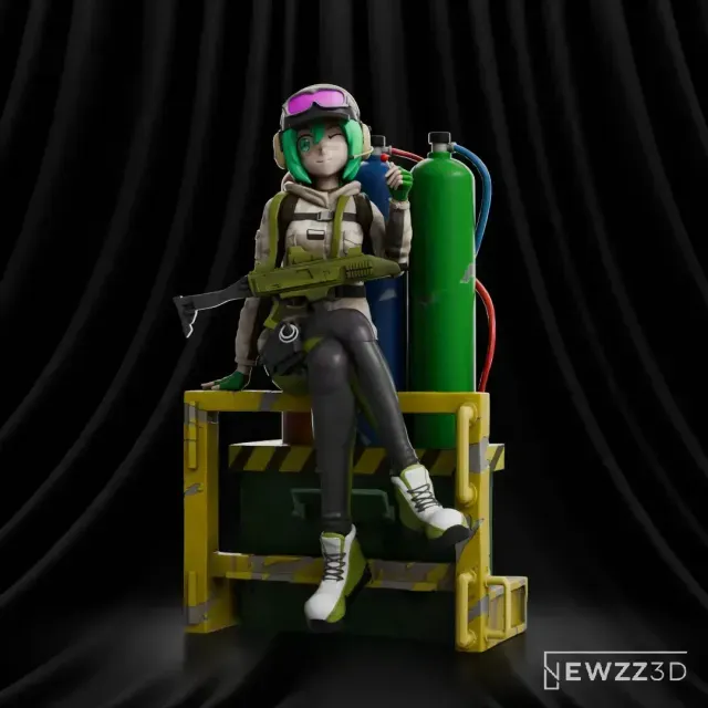 Ela Bosak Rainbow Six Anime — Image 3 of 9