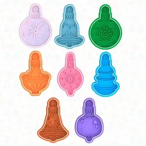 Christmas tree toys cookie cutter set of 8