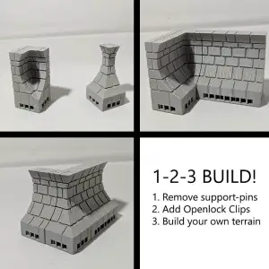 Sewer tiles - corners