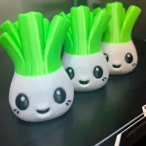 Leek Prank Toy 3mf & STL