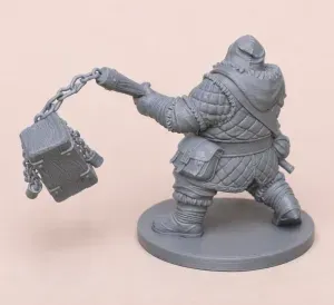 Dwarven Flail Wielder for DnD - Magic Series