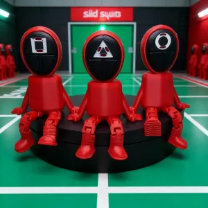 Bring the iconic Squid Game characters to life with this set