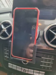 mercedes b class phone holder cd-player