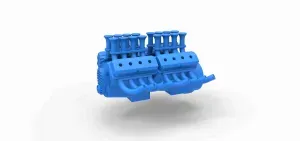 Engine 2 V8 Version 4 Scale 1:25