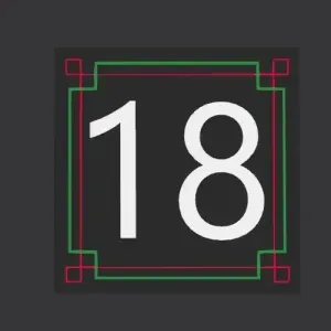 Porta 18 Door Number