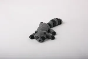 Knitted Raccoon Flexi Toy - Cute Articulated Animal