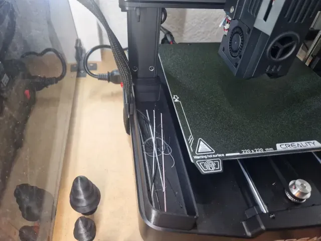 Ender-3 V3 KE/SE removable bin, cable holder and lid — Фото 4 из 9