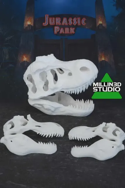 Jurassic Park Dinosaur Skulls Full and Halves Movie Decor — Image 2 of 9