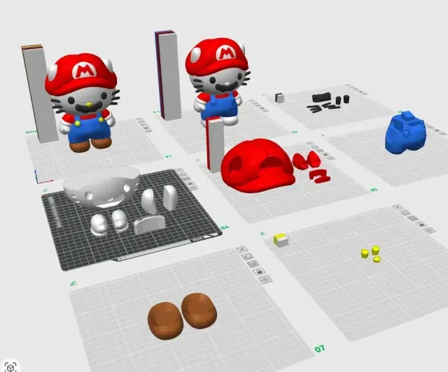 Hello Kitty x Mario - Cutest Fusion- No AMS- Multiparts — Image 7 of 9