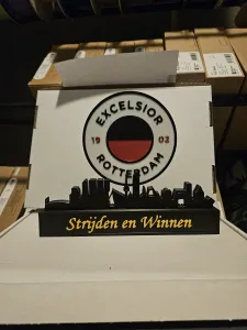 Eredivisie - Excelsior display strijden en winnen