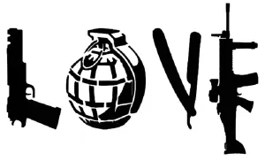 Love stencil