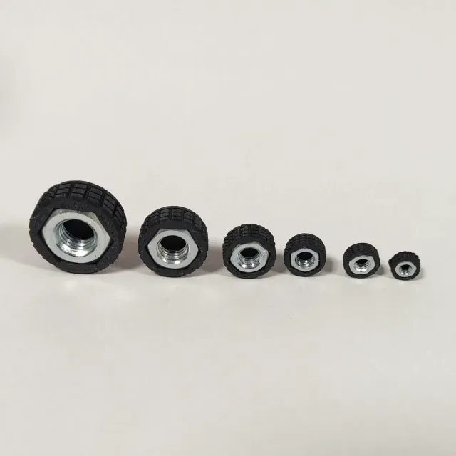 Rugged Thumb Nut Covers | Grip Knobs (M3-M10)
